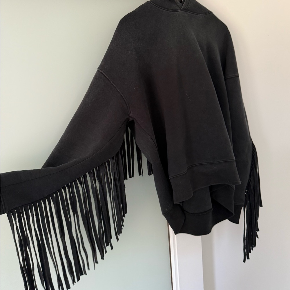 Levi's Black Fringe Hoodie - Picture 5 of 6